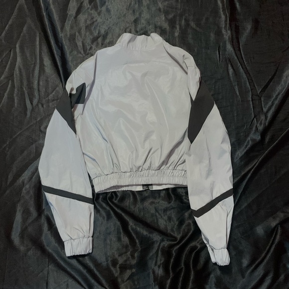 Cropped Racer Reflective Jacket - Picture 4 of 4